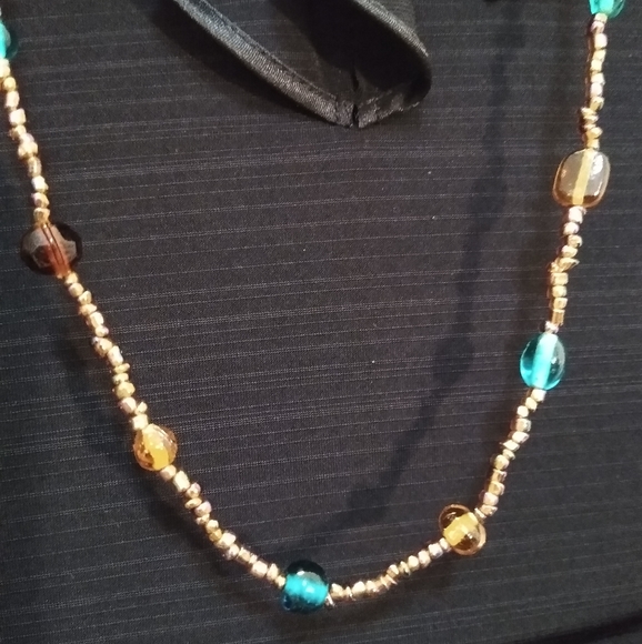 Glass Bead Necklace - Picture 3 of 4